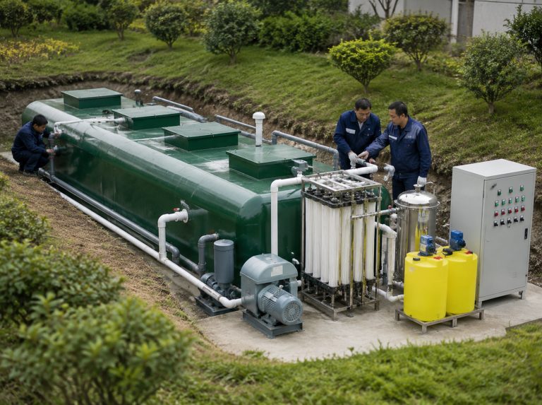 元宝区地埋式AAO/MBR生活污水处理设备